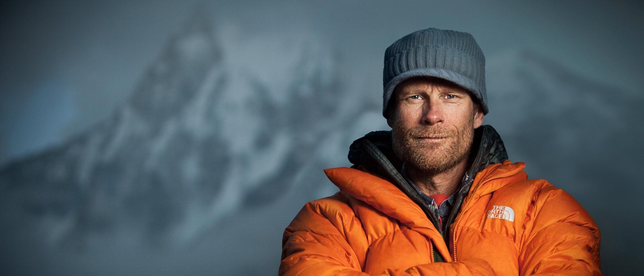 Conrad Anker in the mountains
